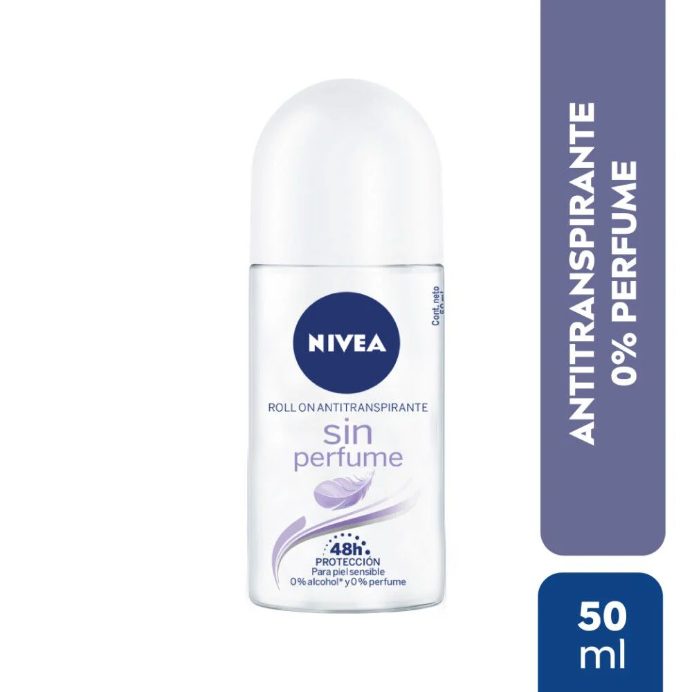 Nivea Pure & Sensitive Roll On 48H 50 ml