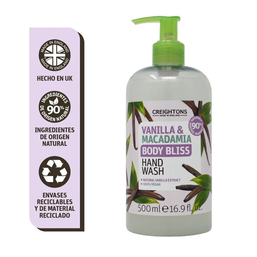 Creightons Body Bliss Jabón Líquido Vainilla Macadamia 500 ml