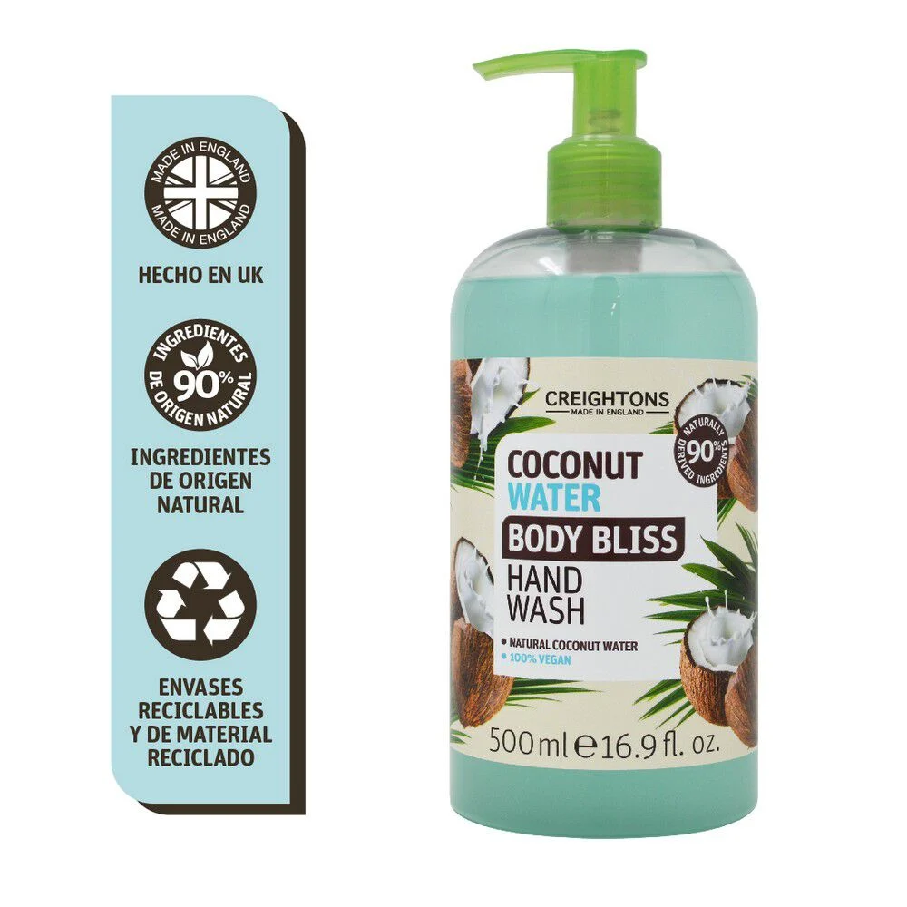Creightons Body Bliss Jabón Líquido Agua de Coco 500 ml
