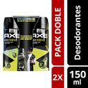 AXE Black Remixed Pack Doble 2x150 ml - Desodorante