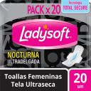 Toalla higiénica Nocturna Ultradelgada Tela Malla 20 unidades