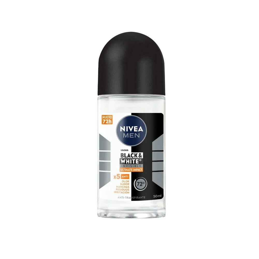 Nivea Men Black & White Invisible Ultimate Impact Roll-On 50 ml