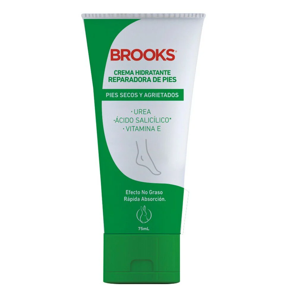 Brooks Crema Hidratante Pies Secos y Agrietados 75 ml