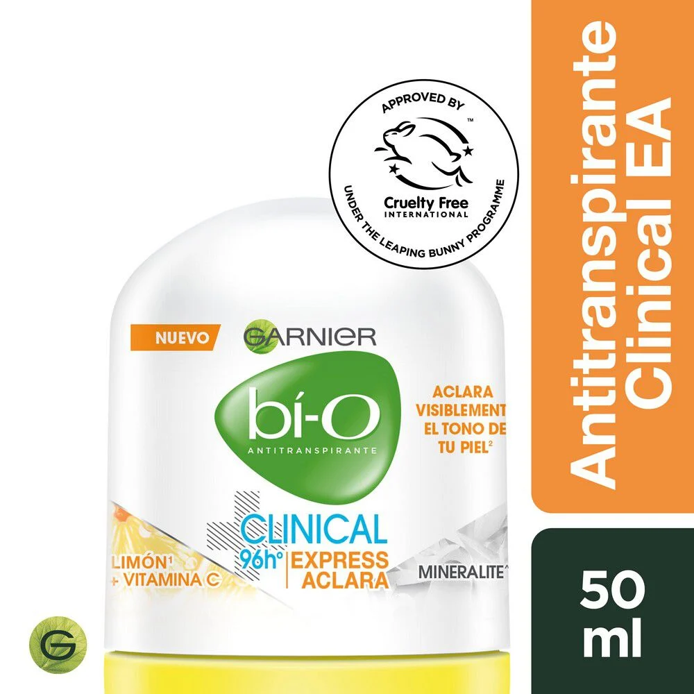 Garnier Bi-O Clinical 96H Express Aclara Limón + Vitamina C 50 ml