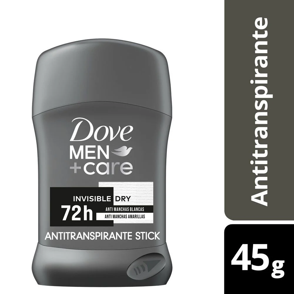Dove Men+Care Invisible Dry Antitranspirante Barra 50 g