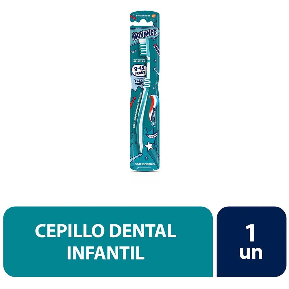 Aquafresh Advance 9 a 12 Años Suave Cepillo Dental