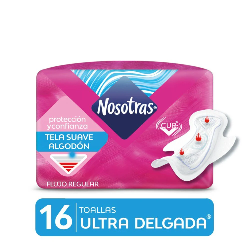 Nosotras Tela Suave Algodón Toalla Ultradelgada Día 16 Un