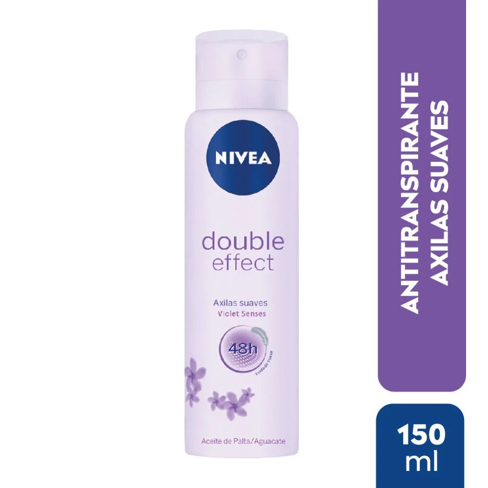 Nivea Double Effect Violet Senses Desodorante Spray 150 ml