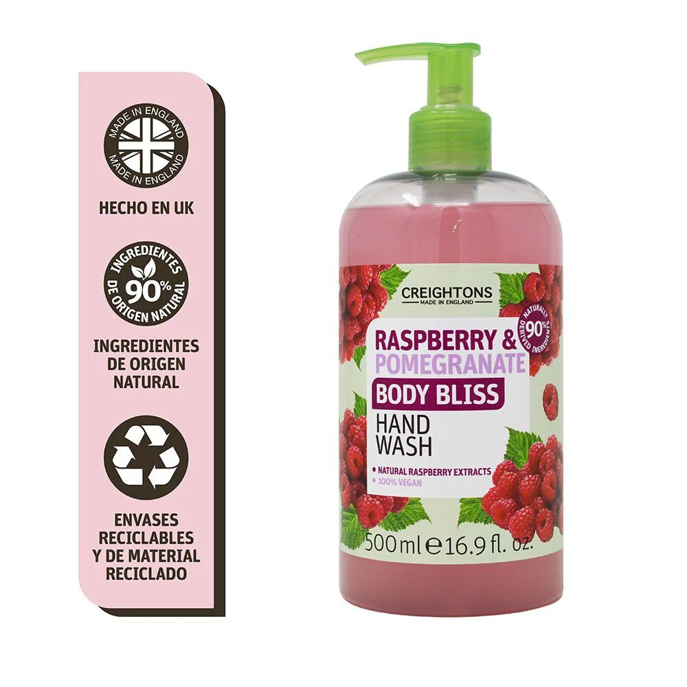 Creightons Body Bliss Jabón Líquido Frambuesa Granada 500 mL