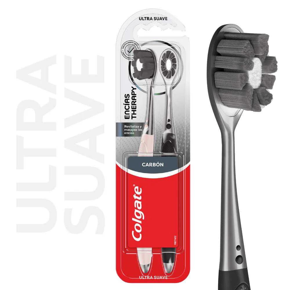 Colgate Cepillo de Dientes Encías Therapy 2 Un - Carbón
