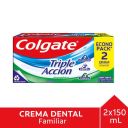 Colgate Triple Acción Original Econo Pack 2x150 ml - Pasta Dental