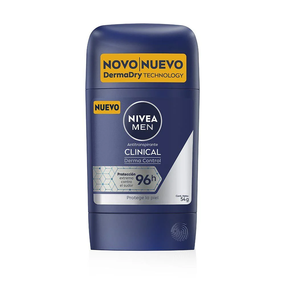 Nivea Men Antitranspirante Clinical Derma Control Barra 50 ml