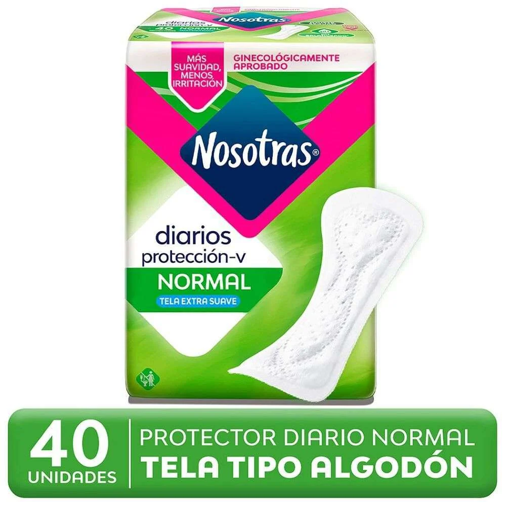 Nosotras Protector Diario Normal 40 Unidades