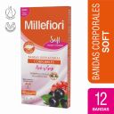Millefiori Soft Bandas Depilatorias Corporales Acaí y Goji 12 un