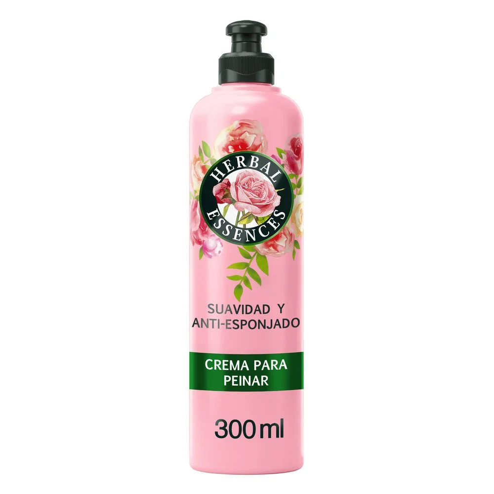 Herbal Essences Crema para Peinar Suavidad Rosa Mosqueta 300 ml