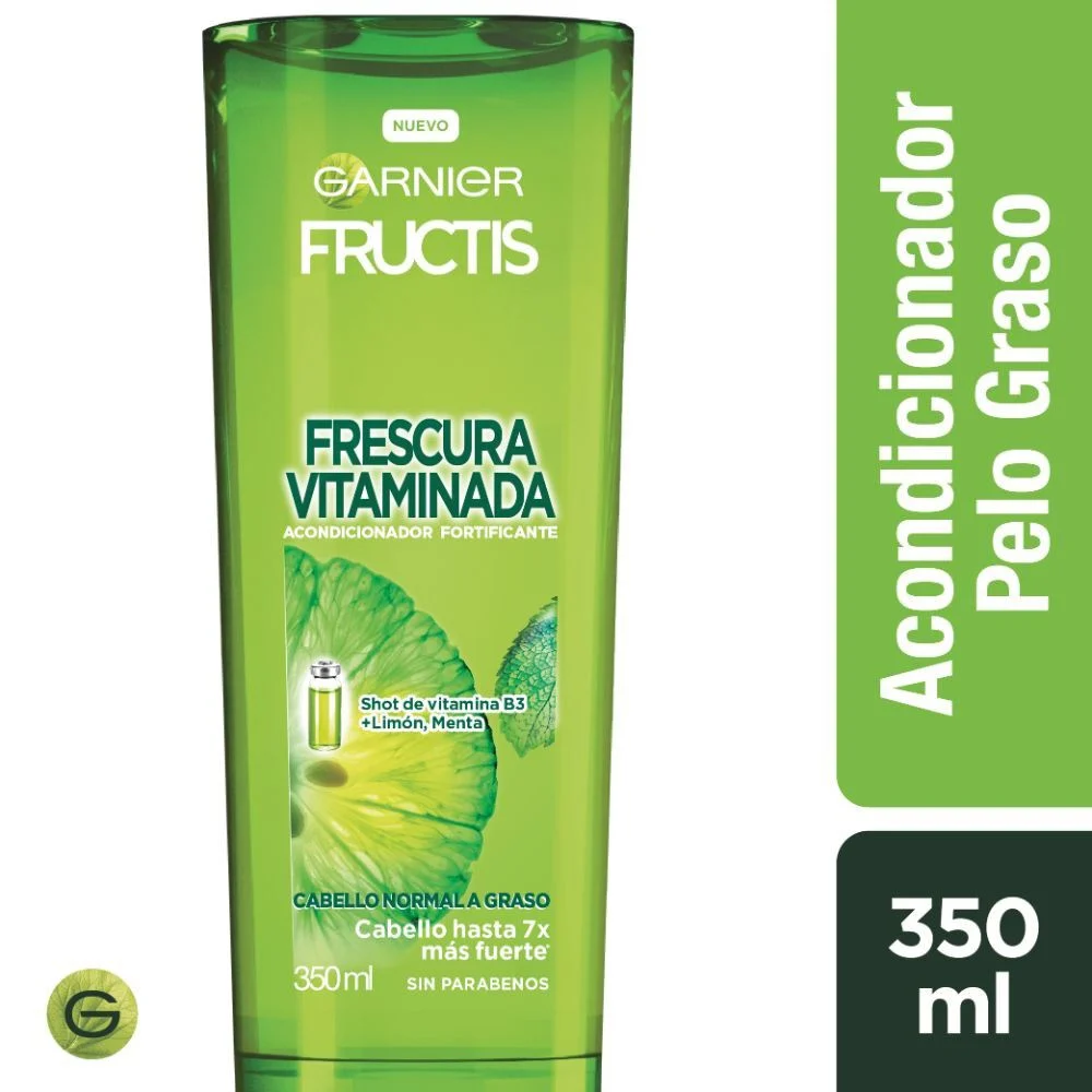 Garnier Fructis Frescura Vitaminada Acondicionador Fortificante 350 ml