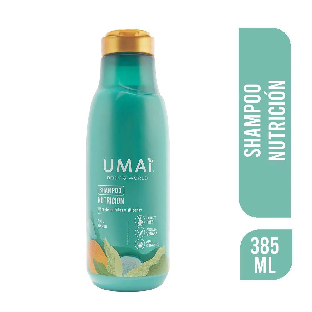 Umai Body & World Shampoo Nutrición Coco y Mango 385 ml