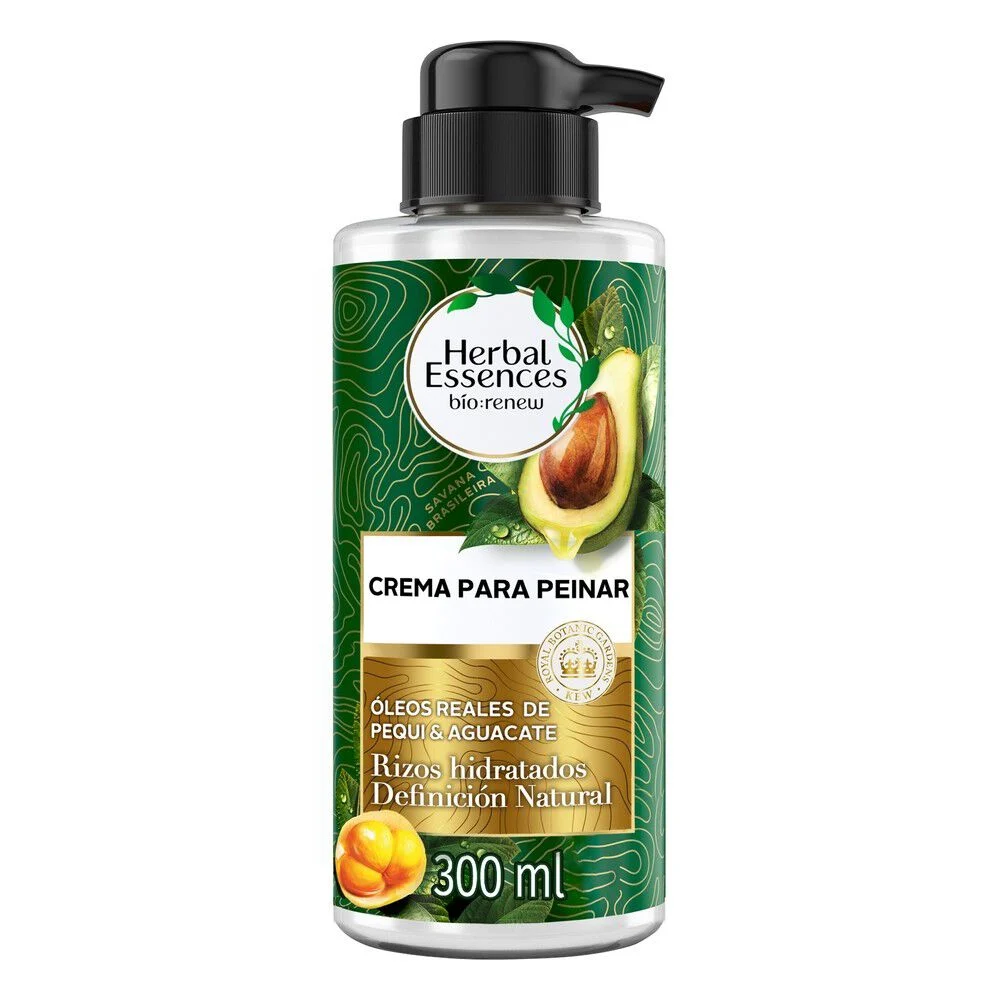 Herbal Essences Crema Peinar Rizos Pequi & Aguacate 300 ml