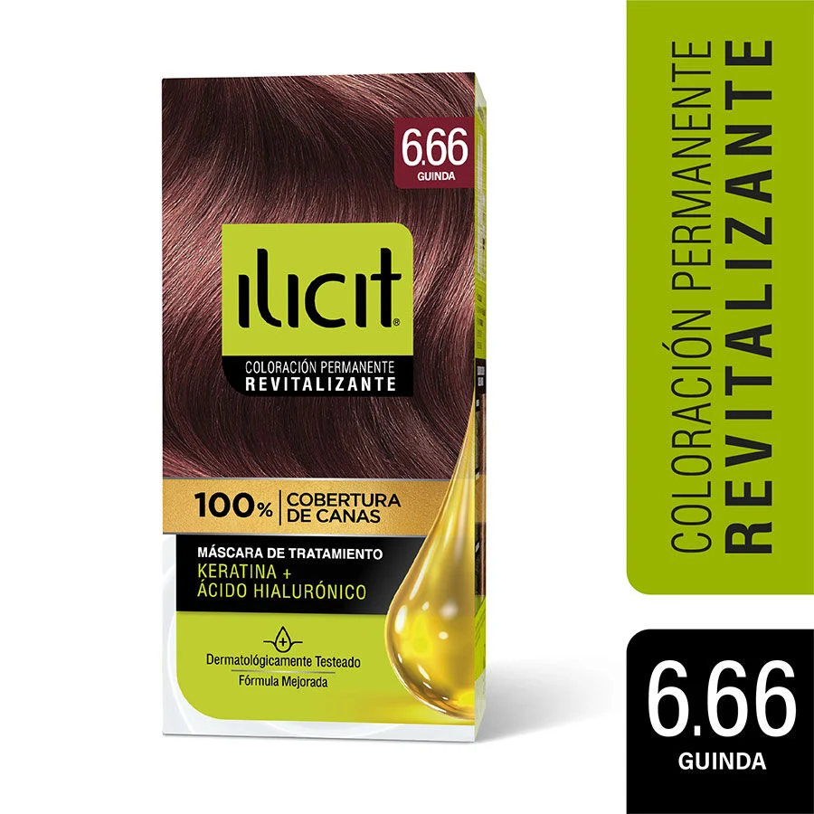 Ilicit Tintura Permanente 6/66 Guinda 47 g