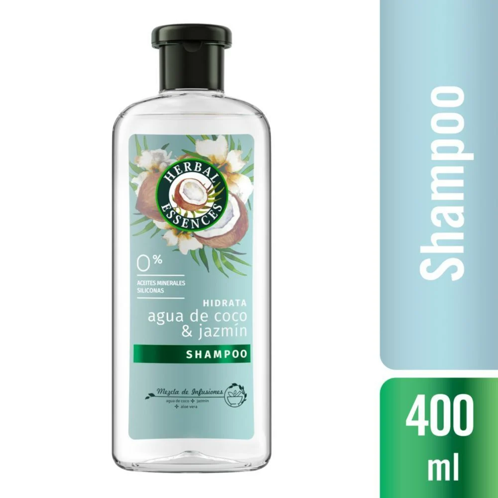 Herbal Essences Shampoo Hidrata Agua de Coco & Jazmín 400 ml