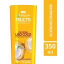 Garnier Fructis Acondicionador Liso Coco 350 ml