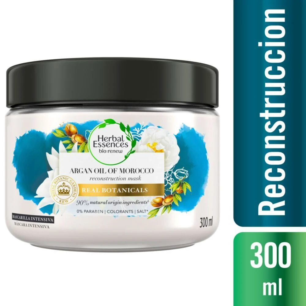 Herbal Essences Mascarilla Intensiva Reconstructora Argan Oil 300 ml