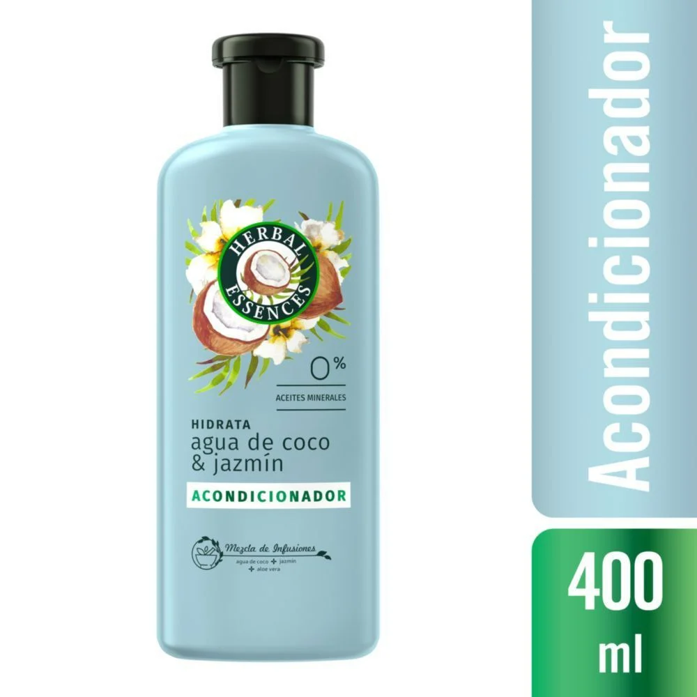 Herbal Essences Classic Hidrata Coco & Jazmín Acondicionador 400 ml
