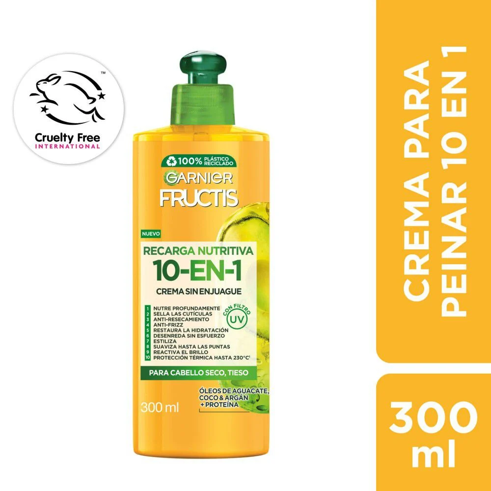 Garnier Fructis Recarga Nutritiva Crema 10-en-1 300 ml