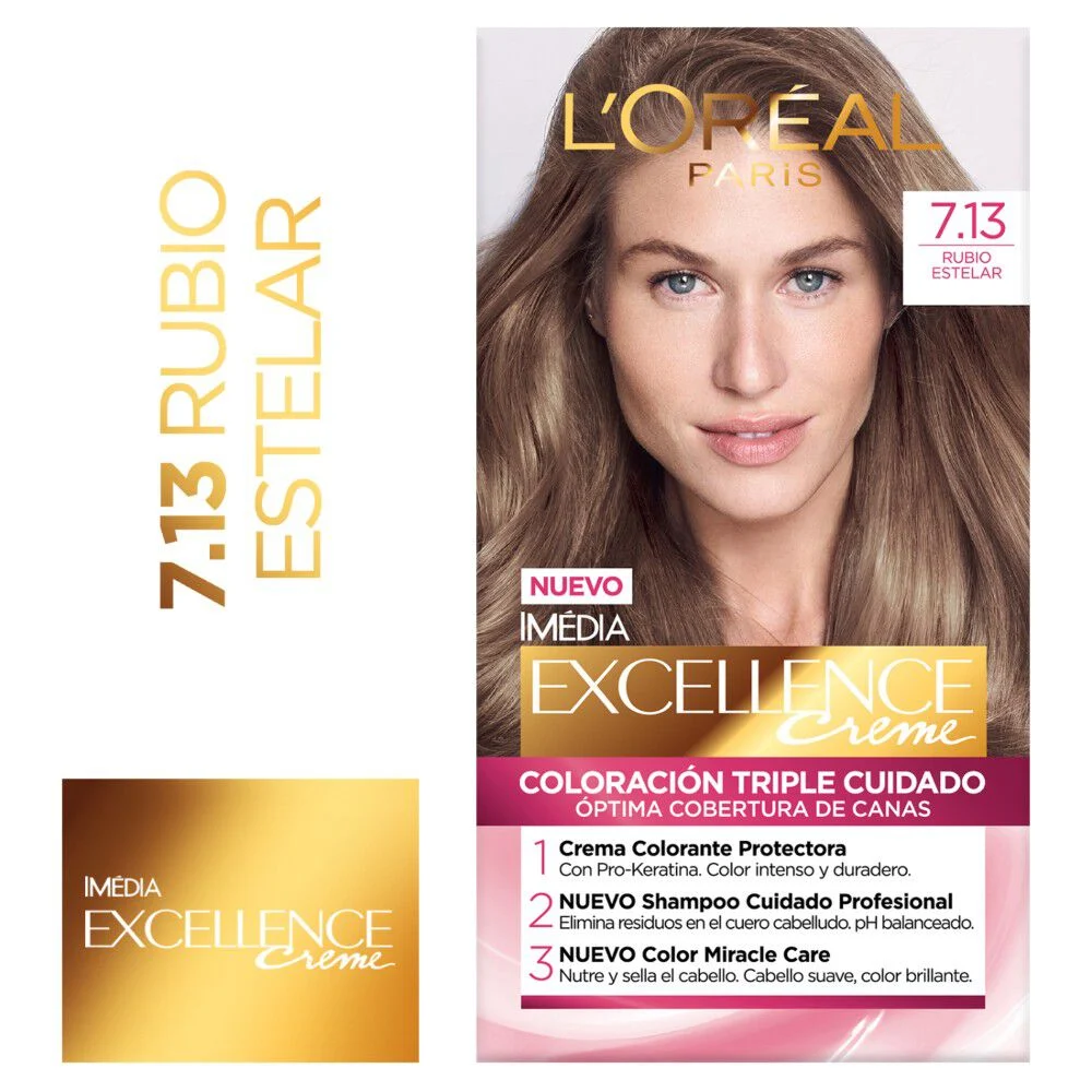 L'Oréal Paris Excellence Crème 7.13 Rubio Estelar 165 g