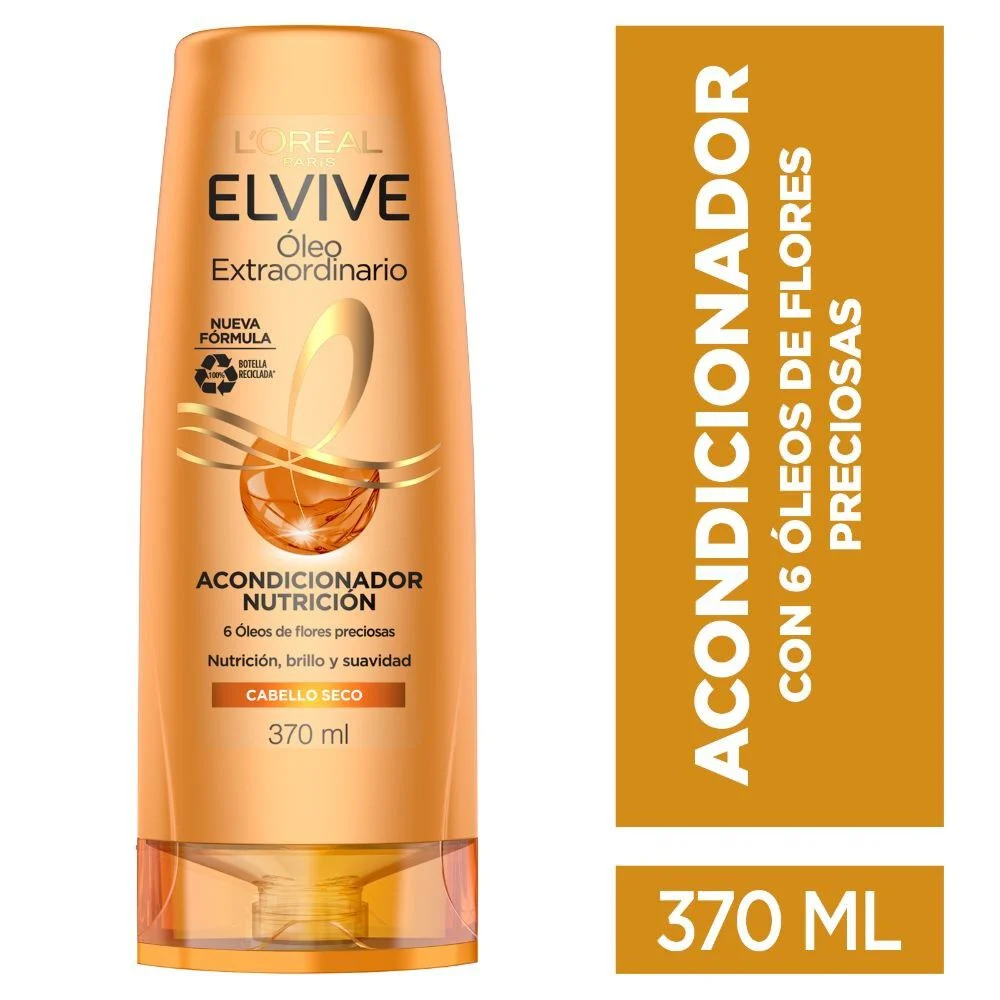 Elvive Óleo Extraordinario Acondicionador Nutrición 370 ml
