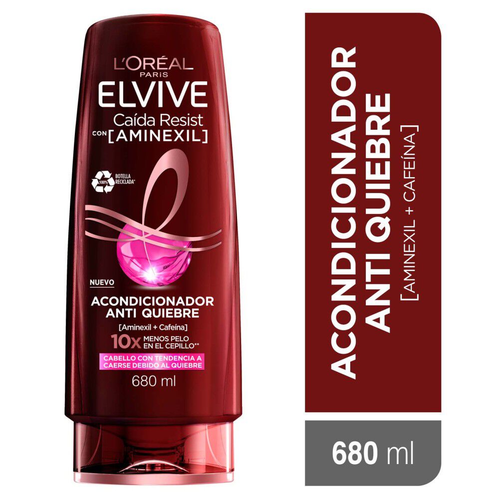 Elvive Caída Resist Acondicionador Anti Quiebre 680 ml
