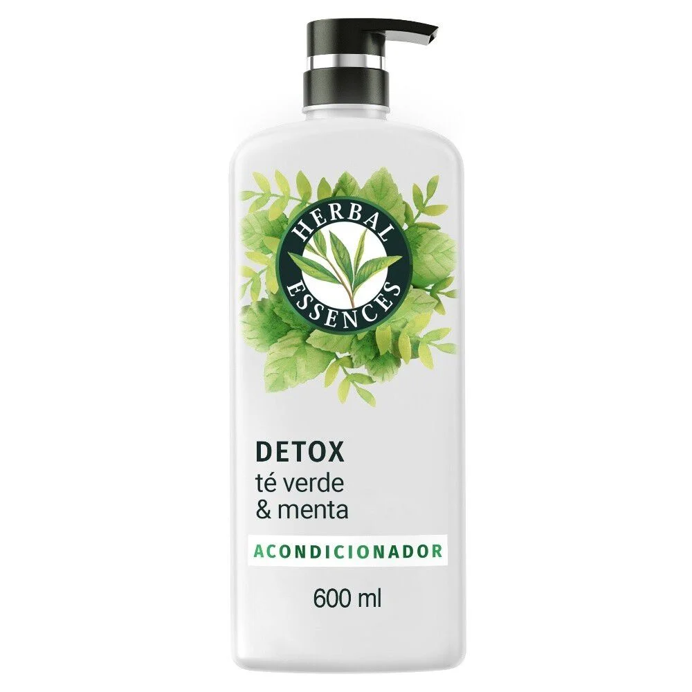 Herbal Essences Acondicionador Detox Té Verde & Menta 600 ml