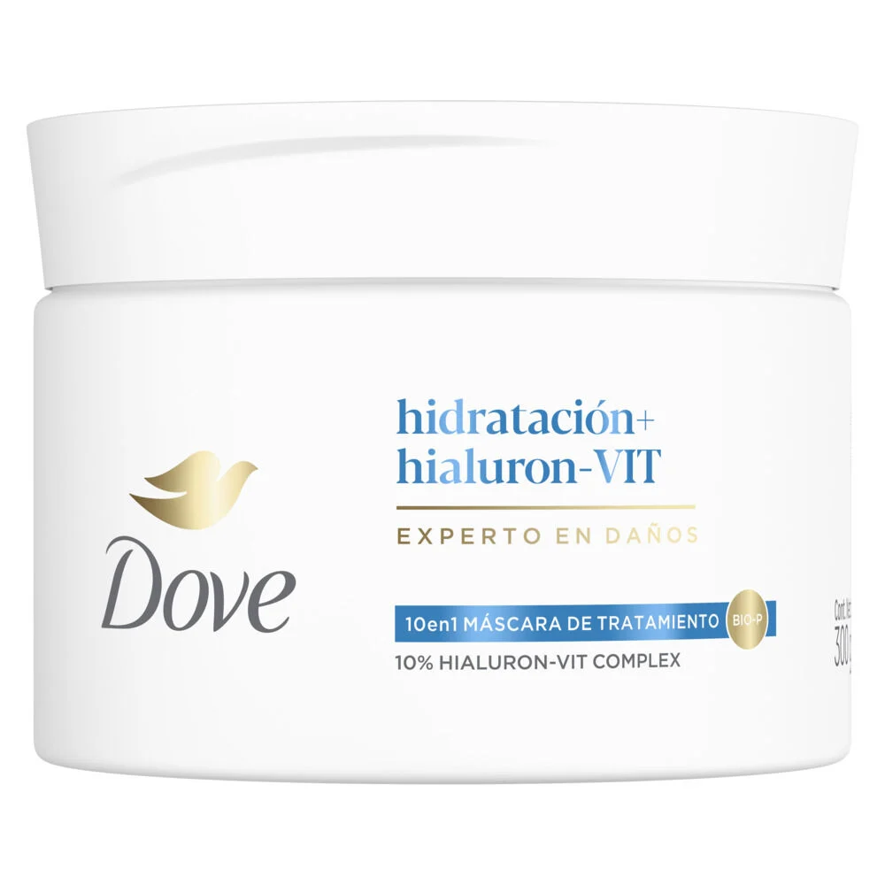 Dove 10 en 1 Máscara Hidratación + Hialuron-VIT 300 g