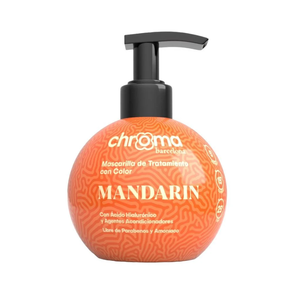 Chroma Barcelona Mascarilla Tratamiento Color Mandarin 250 ml