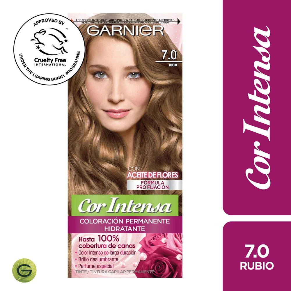 Garnier Cor Intensa 7.0 Rubio 113 g - Tintura Permanente