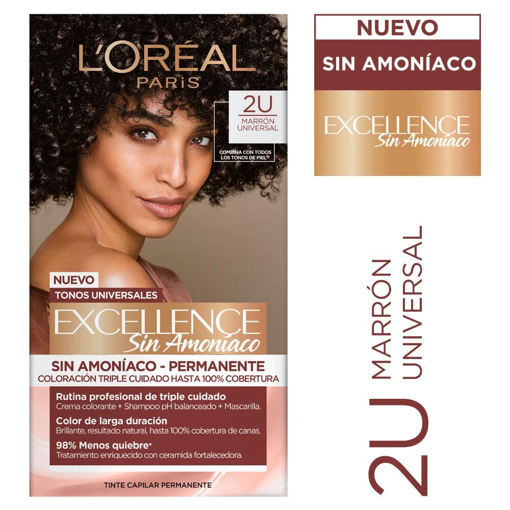 L'Oréal Paris Excellence Sin Amoníaco 2U Marrón Universal