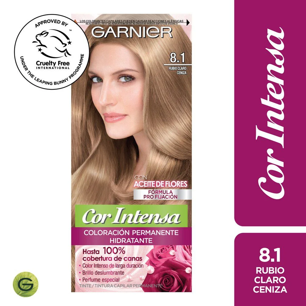 Garnier Cor Intensa 8.1 Rubio Claro Ceniza 1 Unidad
