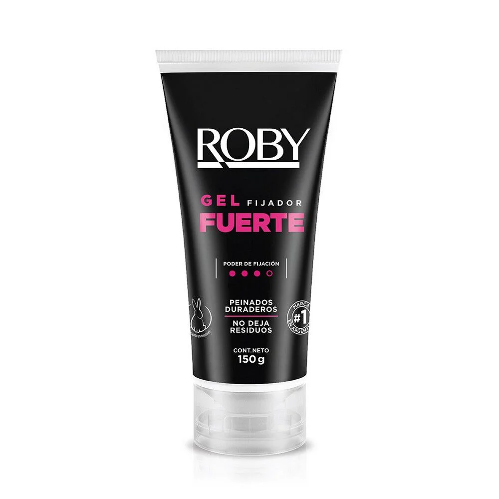 Gel Fijador Fuerte Roby con Aloe 150 g - Fijación Alta