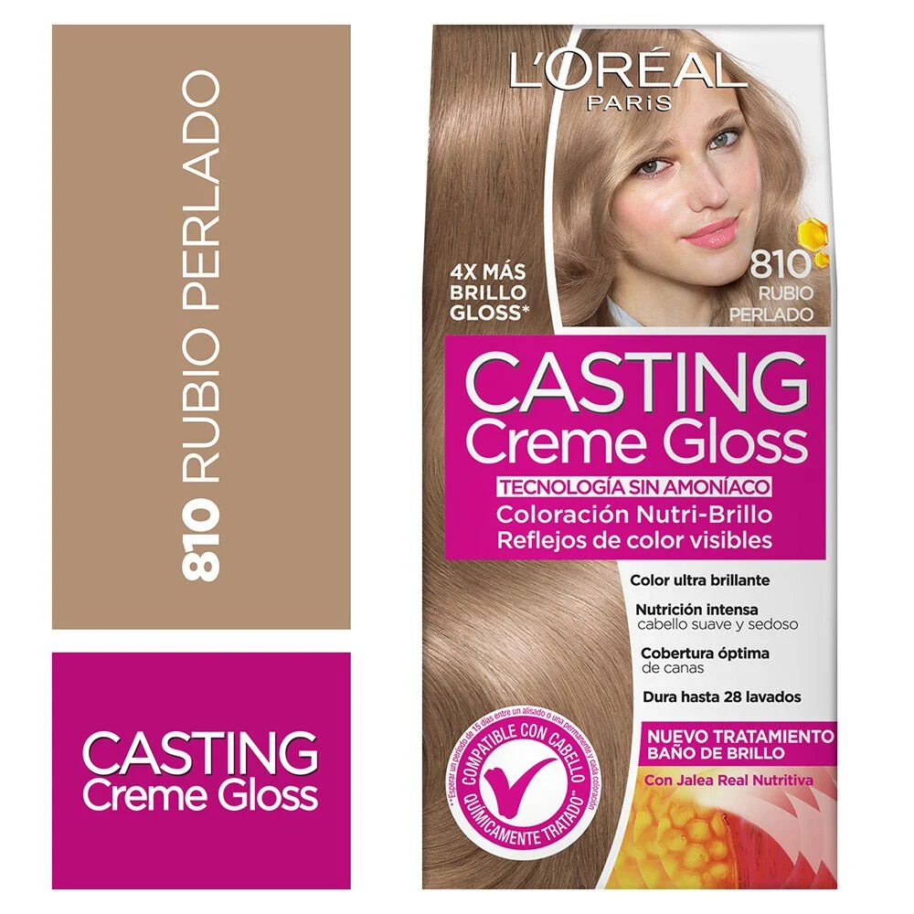 L'Oréal Paris Casting Creme Gloss 810 Rubio Perlado - Tintura Cabello