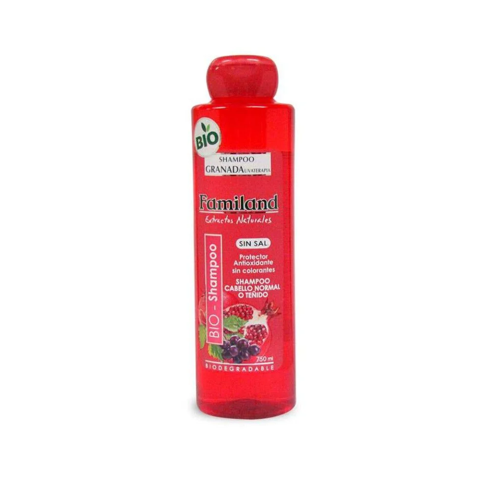 Familand Shampoo Granada Uva 750 ml - Sin Sal
