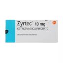 Zyrtec 10 mg x 30 Comprimidos Recubiertos - Cetirizina