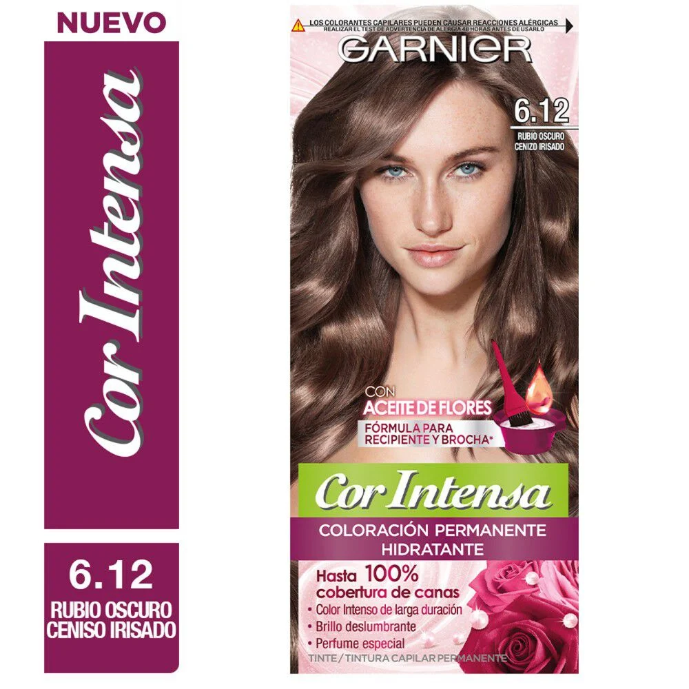 Garnier Cor Intensa 6.12 Rubio Oscuro Cenizo Irisado
