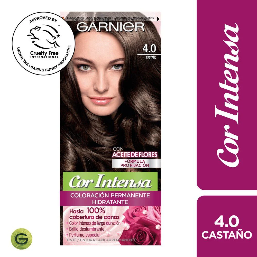 Garnier Nutrisse Cor Intensa 4.0 Castaño x 1 Unidad