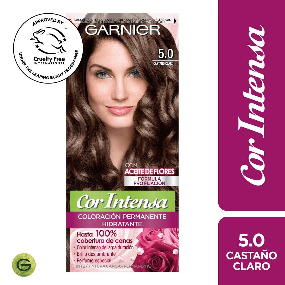 Garnier Nutrisse Cor Intensa 5.0 Castaño Claro x 1 Unidad