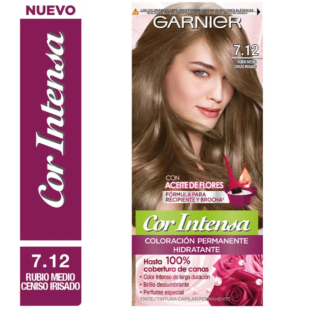 Garnier Cor Intensa 7.12 Rubio Medio Cenizo Irizado