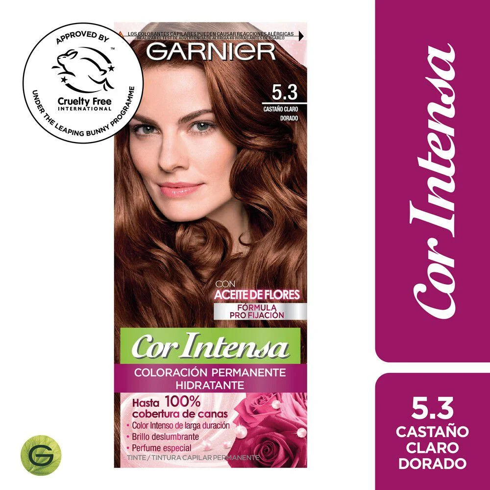 Garnier Nutrisse Cor Intensa 5.3 Castaño Claro Dorado