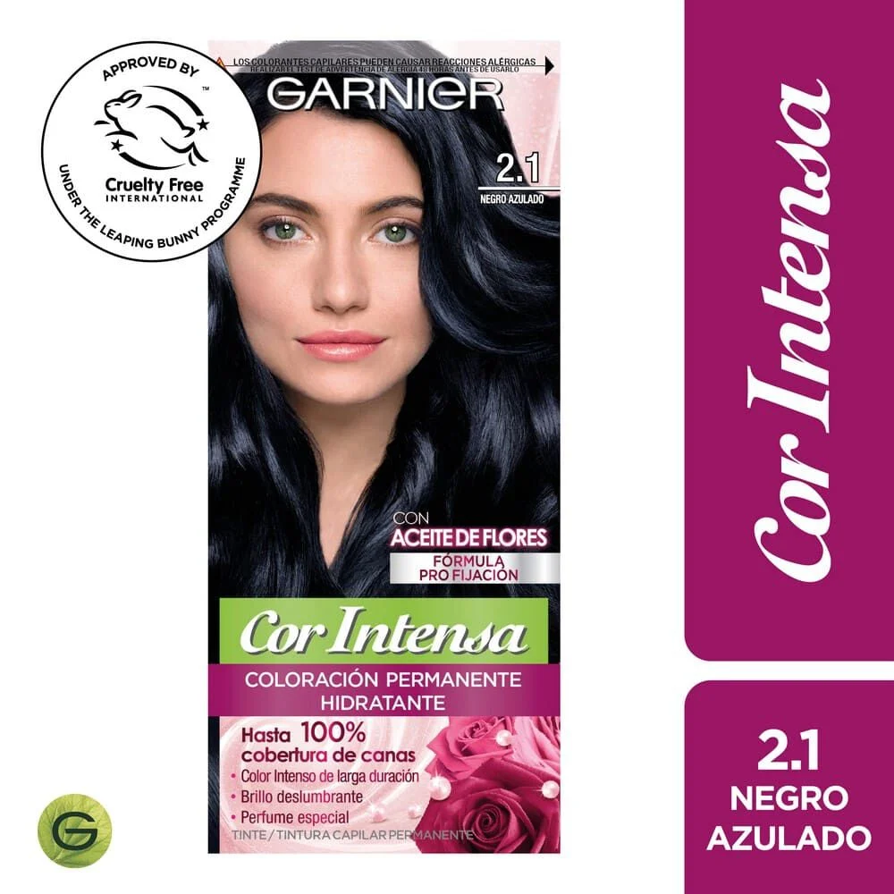 Garnier Cor Intensa 2.1 Negro Azulado - Tintura Permanente