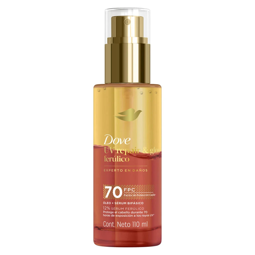Dove Óleo Capilar UV Repair + Glow Ferúlico 110 ml