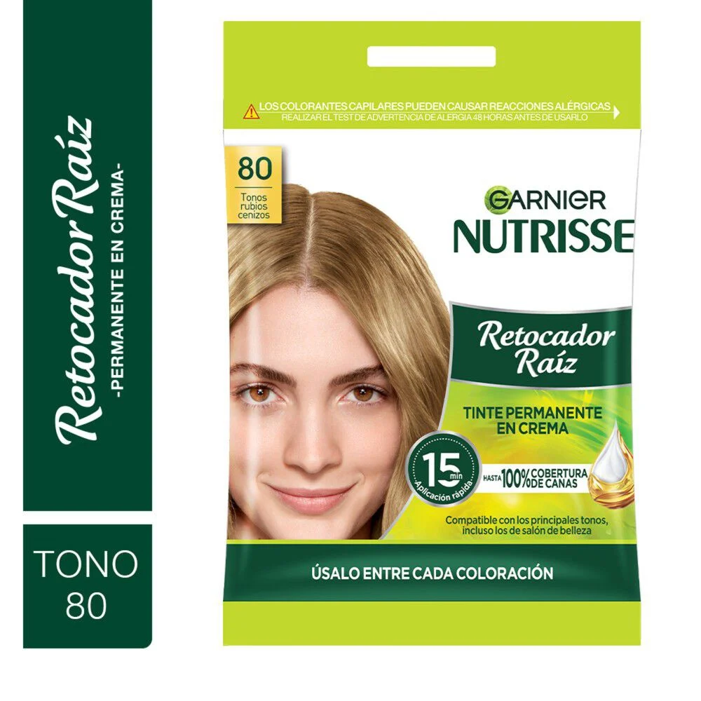 Garnier Nutrisse Retocador Raíz Tono 80 - Rubios Cenizos