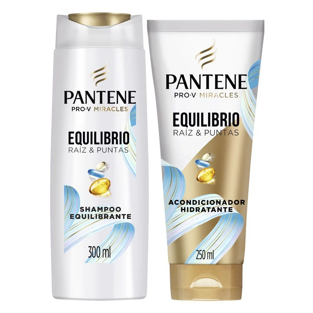 Pack Pantene Pro-V Miracles Equilibrio Raíz y Puntas 300ml + 250ml